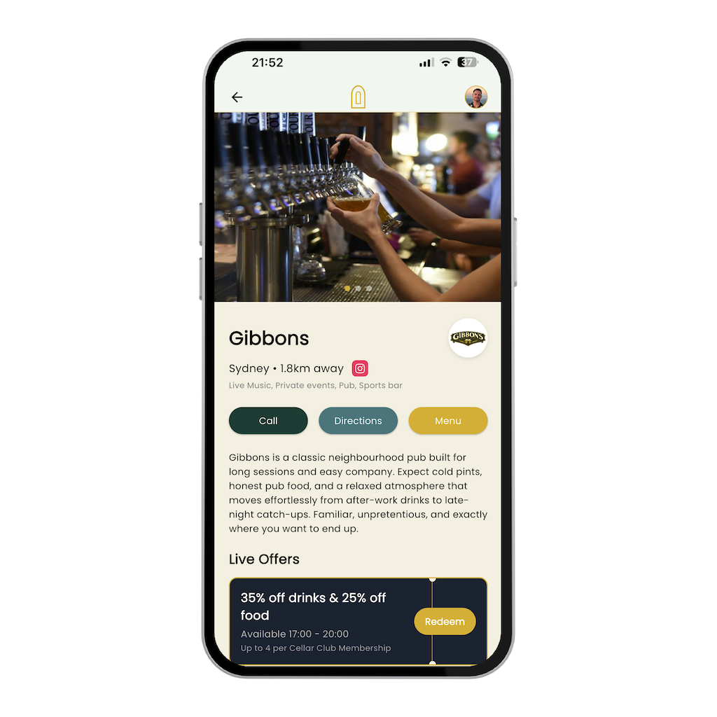 Cellar Club Venue Offers